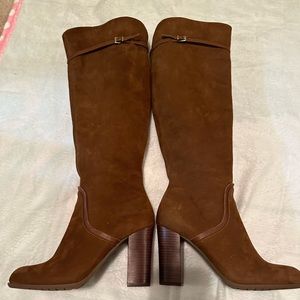 Not for Sale.            Antonio Melani tall brown suede boots women’s size 8.5m